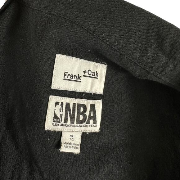 FRANK + OAK x NBA Collection Los Angeles Lakers Extended Body Mockneck Oxford XL - Picture 4 of 6